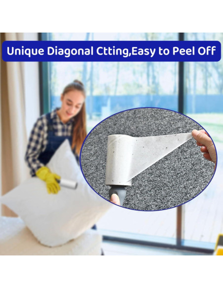 Rodillo Adhesivo Bamada para Pelos de Mascota 540 Hojas