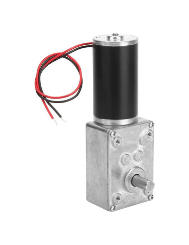 Motor de Engranaje Reversible 24V Estink 500RPM con Eje 8mm