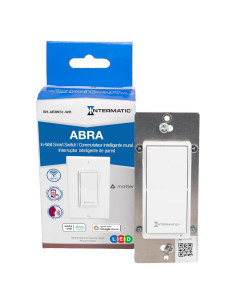 Interruptor Inteligente Wi-Fi Intermatic SH-ABIWS1 - Compatible con Alexa y Google Home