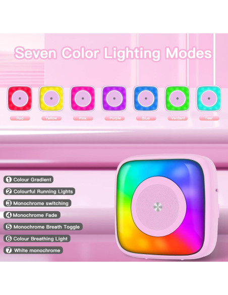 Impresora Mini de Etiquetas Lebt MX10 Rosa, 6 Rollos, Térmica