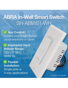 Interruptor Inteligente Wi-Fi Intermatic SH-ABIWS1 - Compatible con Alexa y Google Home 2