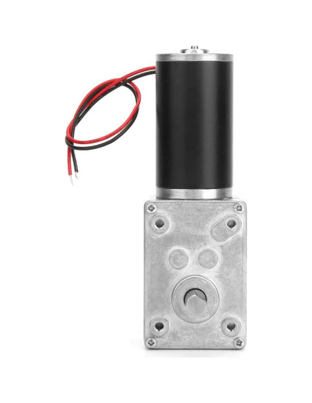 Motor de Engranaje Reversible 24V Estink 500RPM con Eje 8mm