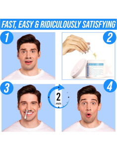 Kit de Cera Nasal Kenashii | 100 g | 24 Aplicadores 2