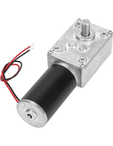 Motor de Engranaje Reversible 24V Estink 500RPM con Eje 8mm
