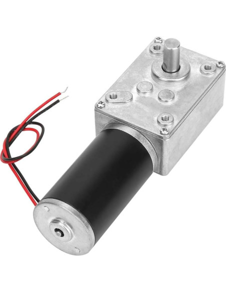 Motor de Engranaje Reversible 24V Estink 500RPM con Eje 8mm