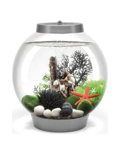 Acuario biOrb Classic 15L Acrílico LED Control Remoto Plata