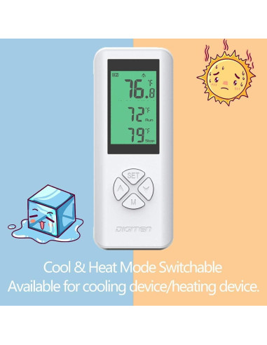 Controlador de Temperatura Inalámbrico SENSTREE WTC100 240V