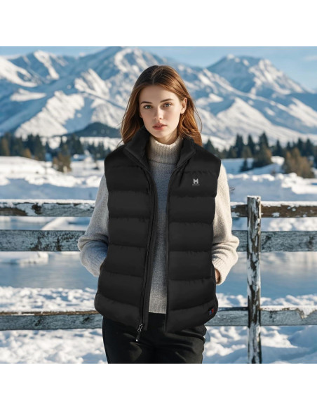 Chaleco Térmico MRAWARM S-DOWN-VEST-US 90% Plumón 6 Zonas