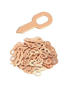 Anillos de Extracción de Abolladuras QWORK 100 Pcs 5.9 cm