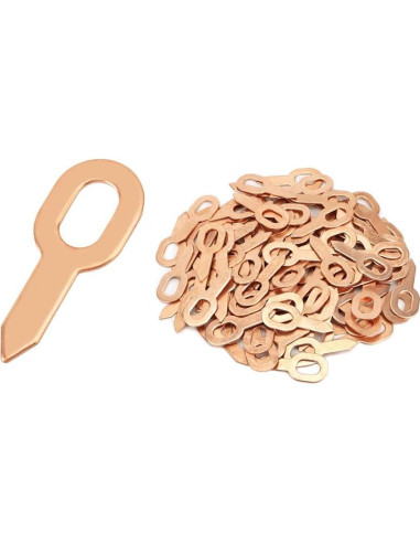 Anillos de Extracción de Abolladuras QWORK 100 Pcs 5.9 cm