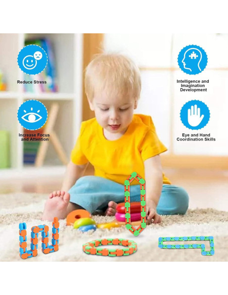 8 Piezas Juguetes Antiestrés Abodhu para Niños y Adultos