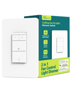 Control de Ventilador de Techo Inteligente TREATLIFE WiFi 2.4GHz