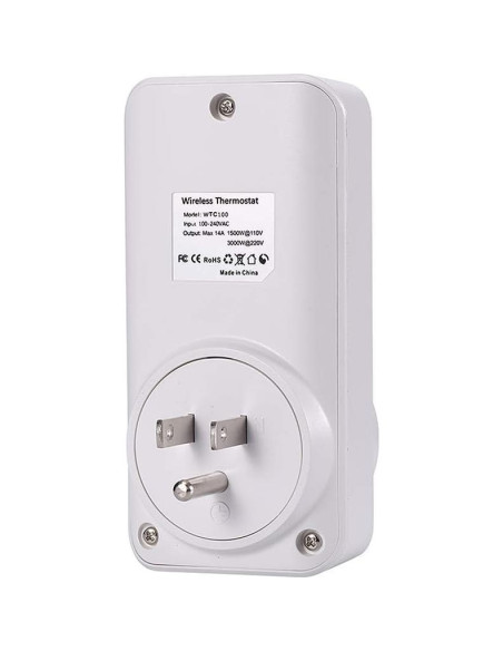 Controlador de Temperatura Inalámbrico SENSTREE WTC100 240V