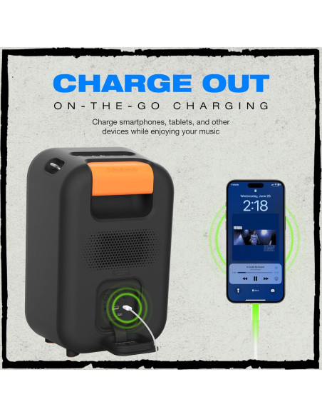 Altavoz Bluetooth Skullcandy Stomp - Impermeable IPX7 12h