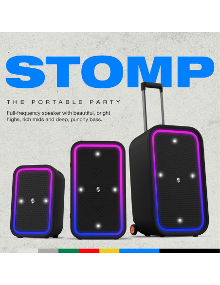 Altavoz Bluetooth Skullcandy Stomp - Impermeable IPX7 12h
