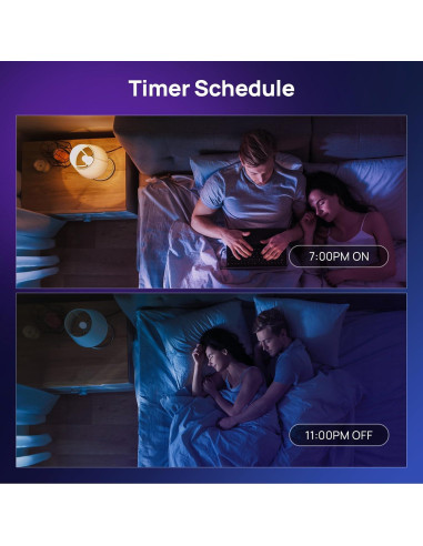 Bombillas Inteligentes Consciot RGBTW, 6 Bombillas LED WiFi
