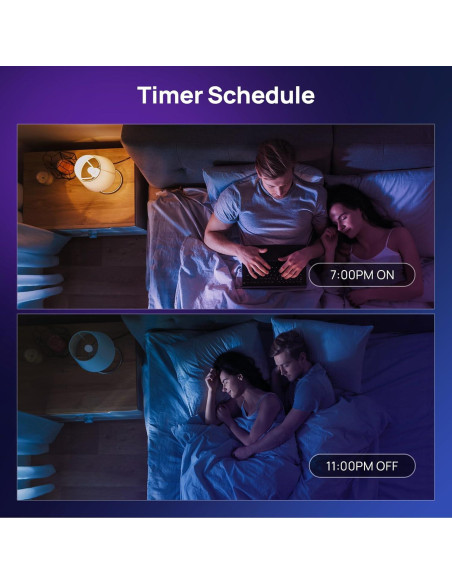 Bombillas Inteligentes Consciot RGBTW, 6 Bombillas LED WiFi