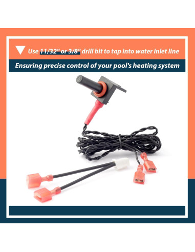 Sensor de Temperatura Agua ECS0275 Compatible AquaCal