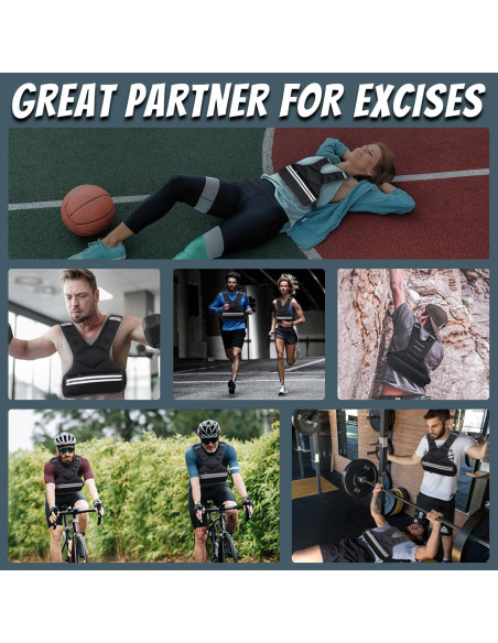 Chaleco de Pesas JoyPlus Ajustable 1.81 kg para Entrenamiento