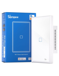 Interruptor de Luz Inteligente SONOFF T2 1 Gang WiFi 2.4GHz