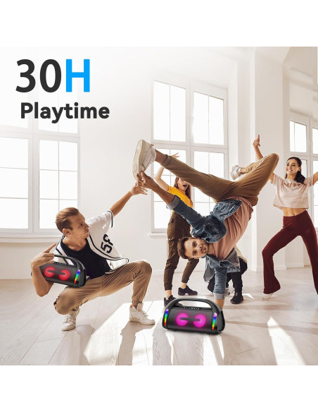 Altavoz Bluetooth LFS SoundStorm 100W Impermeable 30h