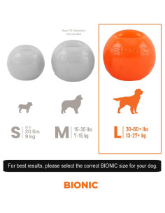 BOLSA BIONIC Grande para Perros - Juguete Interactivo Duradero 2