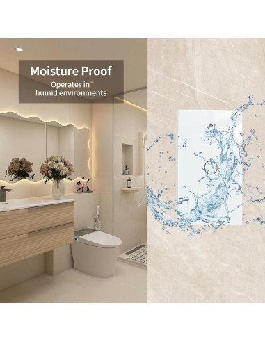 Interruptor de Luz Wi-Fi Inteligente ZINDRA 2.4GHz Control Táctil