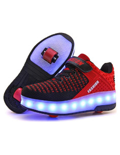 Zapatos de Rodillo Ufatansy para Niños con Luces LED