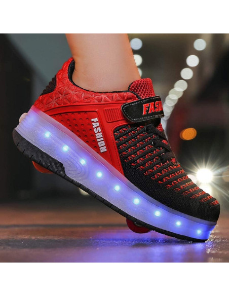 Zapatos de Rodillo Ufatansy para Niños con Luces LED