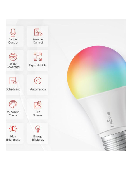 Kit de Bombillas Inteligentes Sengled A19 E26 800LM 2 Pzas