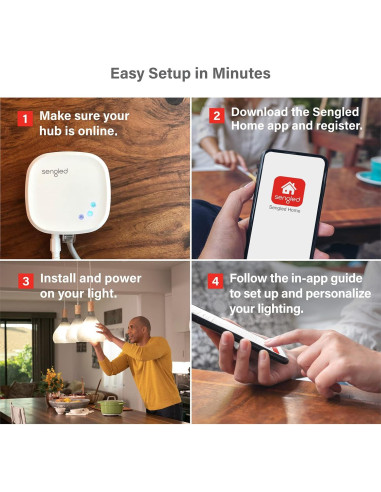 Kit de Bombillas Inteligentes Sengled A19 E26 800LM 2 Pzas