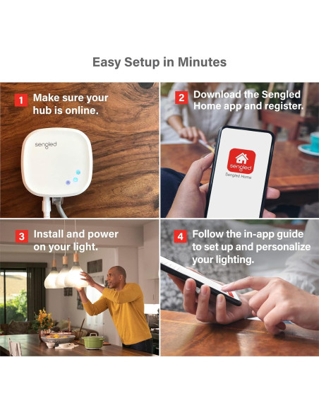 Kit de Bombillas Inteligentes Sengled A19 E26 800LM 2 Pzas