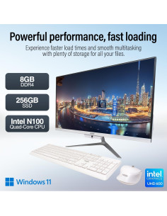 Computadora Todo en Uno Fusion5 A7 N5 23.8" FHD 8GB RAM 2