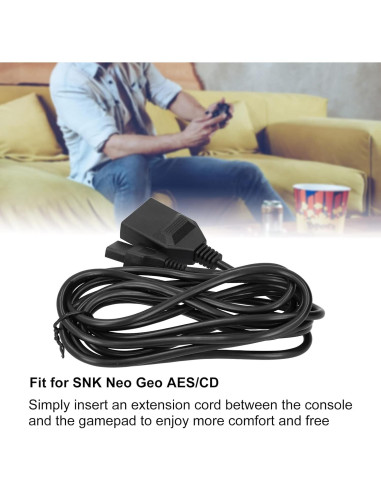 Cable de Extensión ASHATA 2.99m 15Pin para SNK Neo Geo