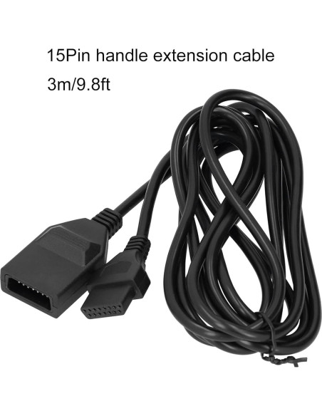 Cable de Extensión ASHATA 2.99m 15Pin para SNK Neo Geo