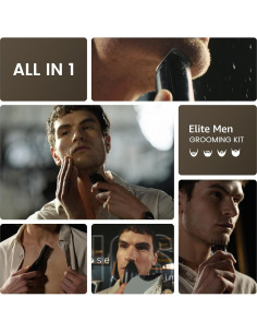 Recortadora de Barba SHPAVVER GK-1800 17 Piezas Impermeable 2