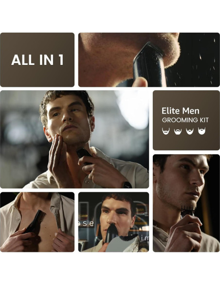 Recortadora de Barba SHPAVVER GK-1800 17 Piezas Impermeable