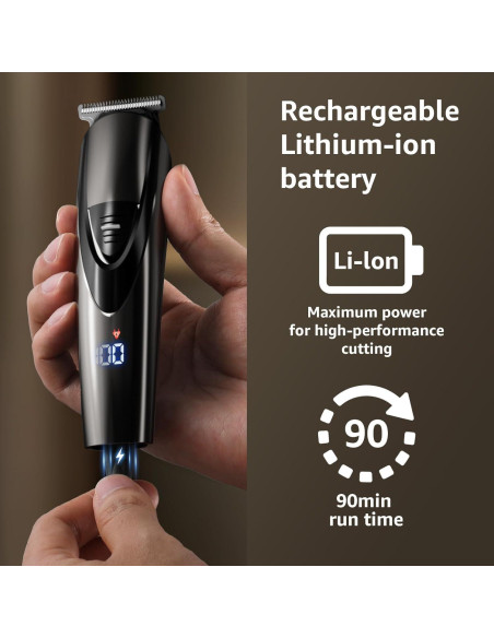 Recortadora de Barba SHPAVVER GK-1800 17 Piezas Impermeable