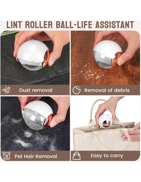 Rodillo de Pelusa QNBRW Lavable y Reutilizable 6.81 cm