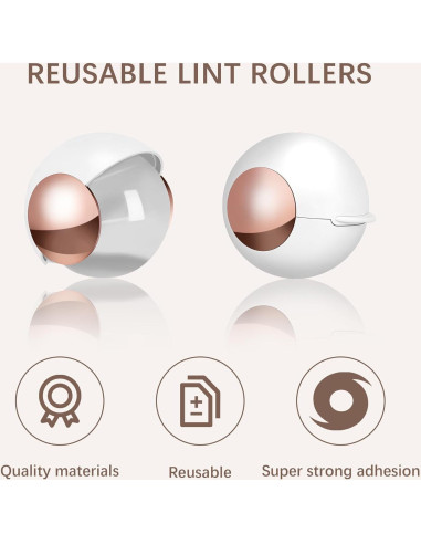 Rodillo de Pelusa QNBRW Lavable y Reutilizable 6.81 cm