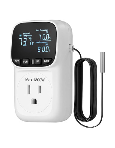 Controlador Digital de Temperatura DEWENWILS 15A 1800W