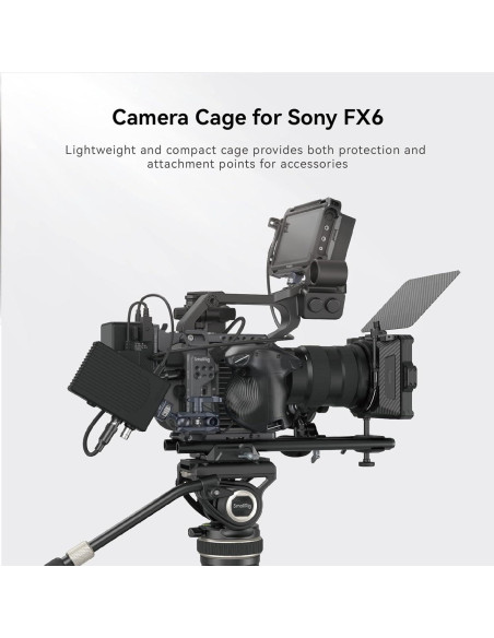 Jaula Compacta SmallRig FX6 con Placa V-Mount 4124