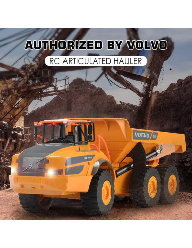 Camión Volvo RC Doble E Articulado con Luces 42,67 cm