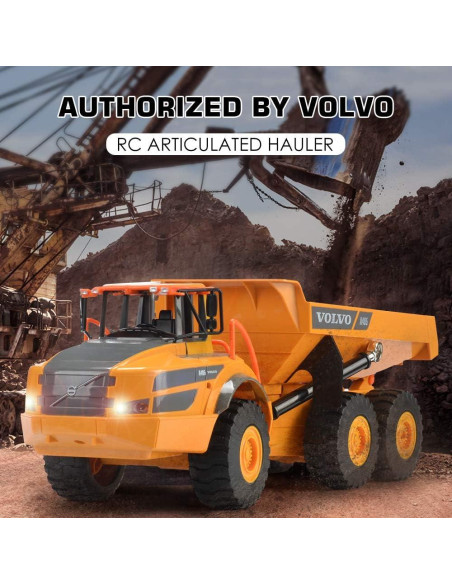 Camión Volvo RC Doble E Articulado con Luces 42,67 cm