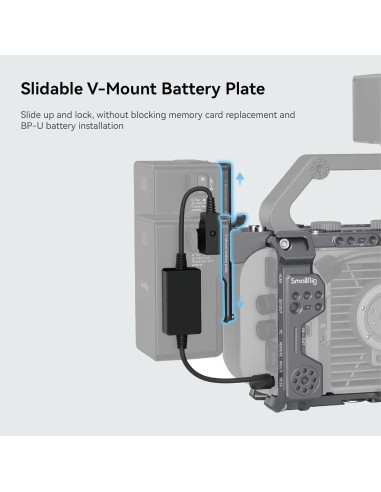 Jaula Compacta SmallRig FX6 con Placa V-Mount 4124