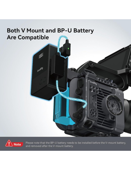 Jaula Compacta SmallRig FX6 con Placa V-Mount 4124
