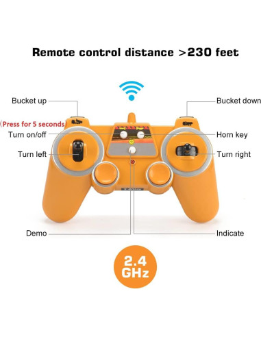 Camión Volvo RC Doble E Articulado con Luces 42,67 cm
