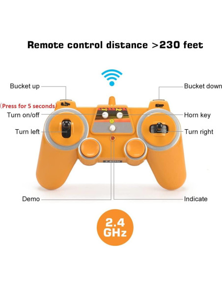 Camión Volvo RC Doble E Articulado con Luces 42,67 cm