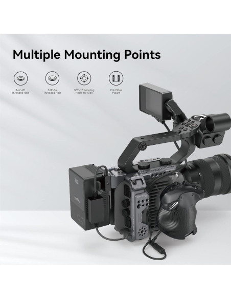 Jaula Compacta SmallRig FX6 con Placa V-Mount 4124