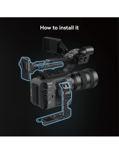 Jaula Compacta SmallRig FX6 con Placa V-Mount 4124